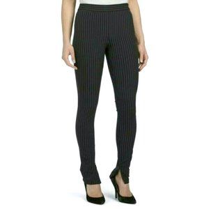 Theory  Black White Pinstripe Pants